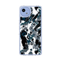 スリムプロテクションケース［ MURUA - アートプリント - Black × White ］