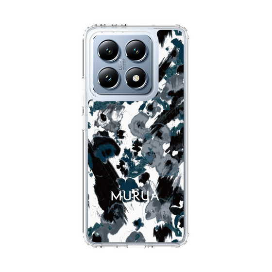 スリムプロテクションケース［ MURUA - アートプリント - Black × White ］