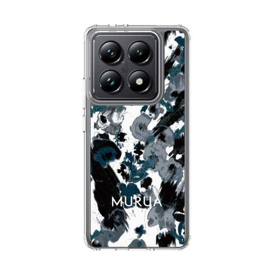 スリムプロテクションケース［ MURUA - アートプリント - Black × White ］