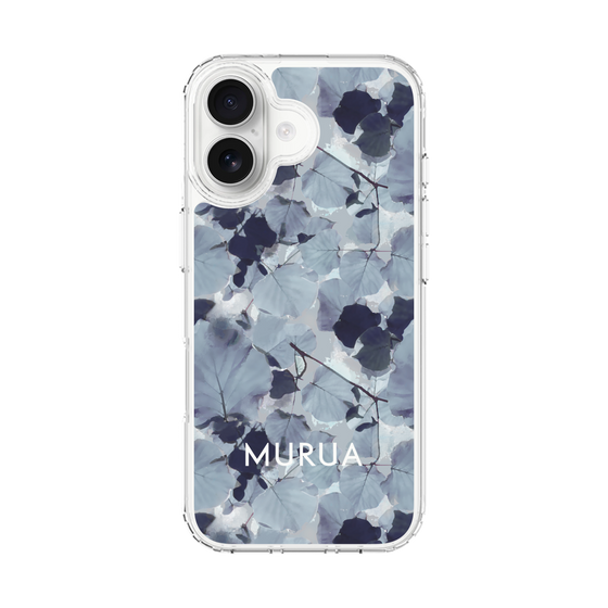 スリムプロテクションケース［ MURUA - アートプリント - Gray ］