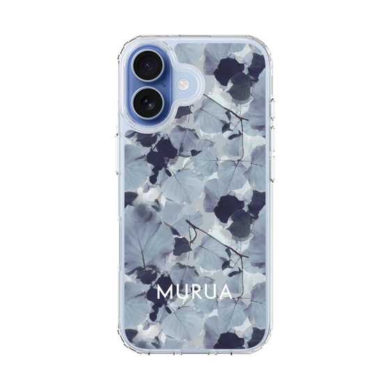 スリムプロテクションケース［ MURUA - アートプリント - Gray ］