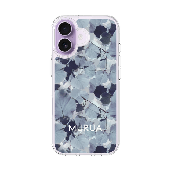 スリムプロテクションケース［ MURUA - アートプリント - Gray ］
