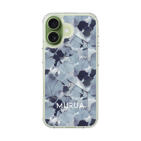 スリムプロテクションケース［ MURUA - アートプリント - Gray ］