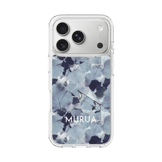 スリムプロテクションケース［ MURUA - アートプリント - Gray ］