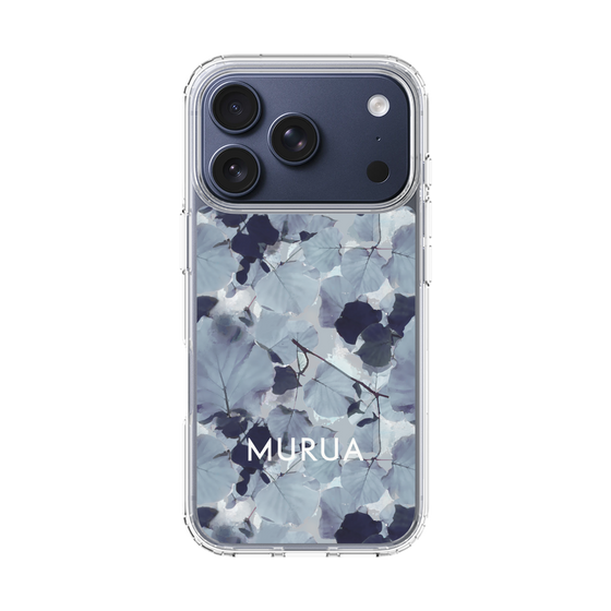 スリムプロテクションケース［ MURUA - アートプリント - Gray ］
