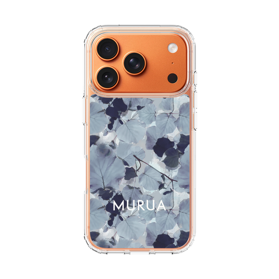 スリムプロテクションケース［ MURUA - アートプリント - Gray ］