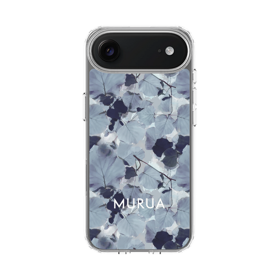 スリムプロテクションケース［ MURUA - アートプリント - Gray ］