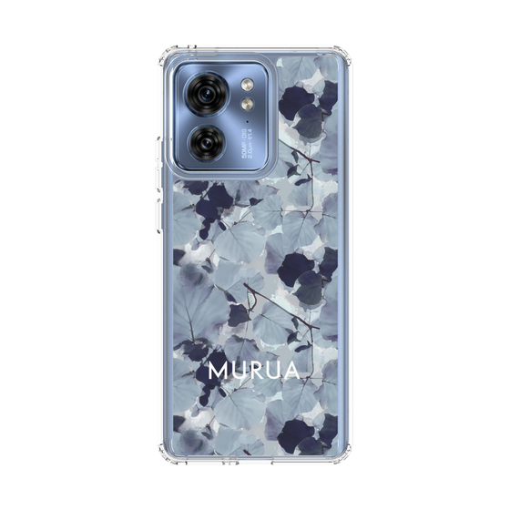 スリムプロテクションケース［ MURUA - アートプリント - Gray ］