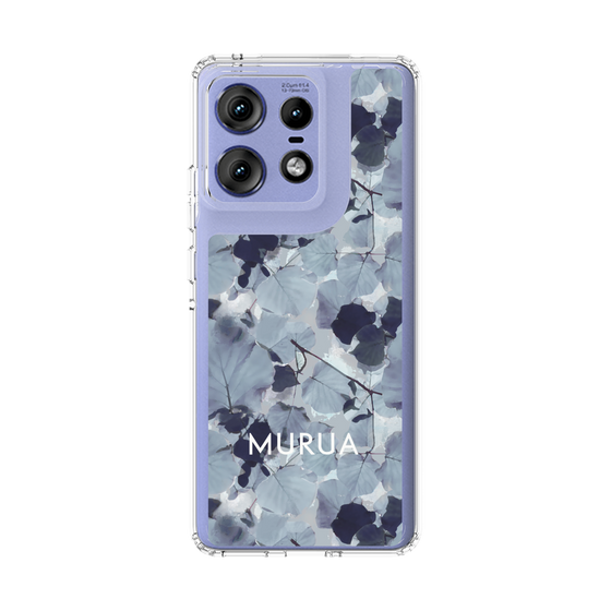 スリムプロテクションケース［ MURUA - アートプリント - Gray ］