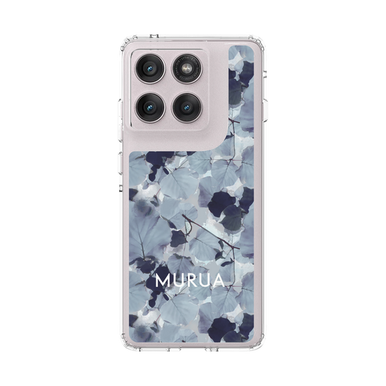 スリムプロテクションケース［ MURUA - アートプリント - Gray ］