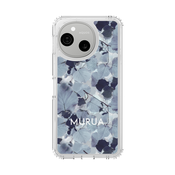 スリムプロテクションケース［ MURUA - アートプリント - Gray ］