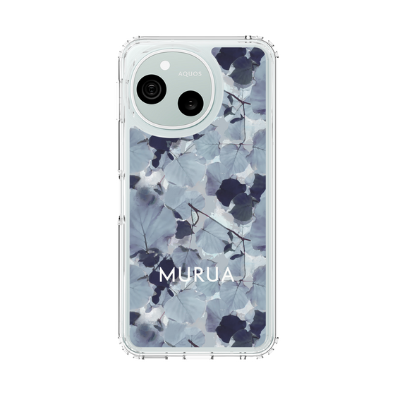 スリムプロテクションケース［ MURUA - アートプリント - Gray ］