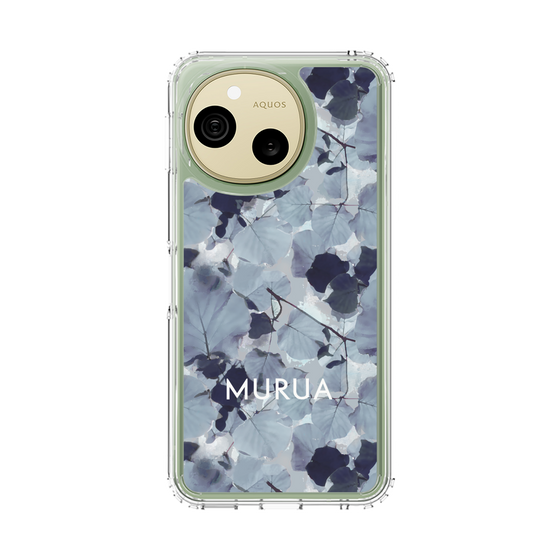 スリムプロテクションケース［ MURUA - アートプリント - Gray ］