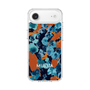 スリムプロテクションケース［ MURUA - アートプリント - Navy × Orange ］
