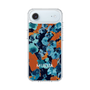 スリムプロテクションケース［ MURUA - アートプリント - Navy × Orange ］