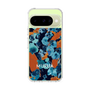 スリムプロテクションケース［ MURUA - アートプリント - Navy × Orange ］