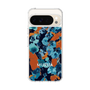 スリムプロテクションケース［ MURUA - アートプリント - Navy × Orange ］