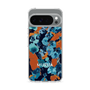 スリムプロテクションケース［ MURUA - アートプリント - Navy × Orange ］