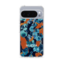 スリムプロテクションケース［ MURUA - アートプリント - Navy × Orange ］