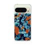 スリムプロテクションケース［ MURUA - アートプリント - Navy × Orange ］