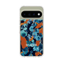 スリムプロテクションケース［ MURUA - アートプリント - Navy × Orange ］
