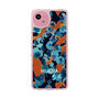 スリムプロテクションケース［ MURUA - アートプリント - Navy × Orange ］