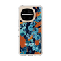 スリムプロテクションケース［ MURUA - アートプリント - Navy × Orange ］