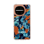 スリムプロテクションケース［ MURUA - アートプリント - Navy × Orange ］