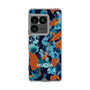 スリムプロテクションケース［ MURUA - アートプリント - Navy × Orange ］