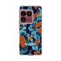 スリムプロテクションケース［ MURUA - アートプリント - Navy × Orange ］