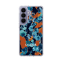スリムプロテクションケース［ MURUA - アートプリント - Navy × Orange ］