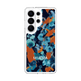 スリムプロテクションケース［ MURUA - アートプリント - Navy × Orange ］