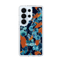 スリムプロテクションケース［ MURUA - アートプリント - Navy × Orange ］