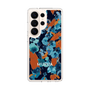 スリムプロテクションケース［ MURUA - アートプリント - Navy × Orange ］