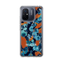 スリムプロテクションケース［ MURUA - アートプリント - Navy × Orange ］