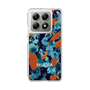 スリムプロテクションケース［ MURUA - アートプリント - Navy × Orange ］
