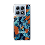 スリムプロテクションケース［ MURUA - アートプリント - Navy × Orange ］