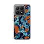 スリムプロテクションケース［ MURUA - アートプリント - Navy × Orange ］