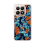 スリムプロテクションケース［ MURUA - アートプリント - Navy × Orange ］