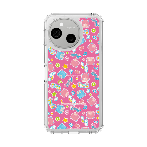 スリムプロテクションケース［ ブラック・ジャック ピノコ - ステッカー - ピンク ］