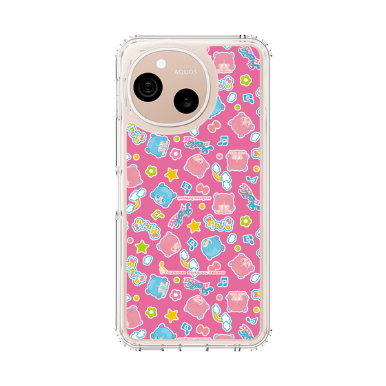 スリムプロテクションケース［ ブラック・ジャック ピノコ - ステッカー - ピンク ］