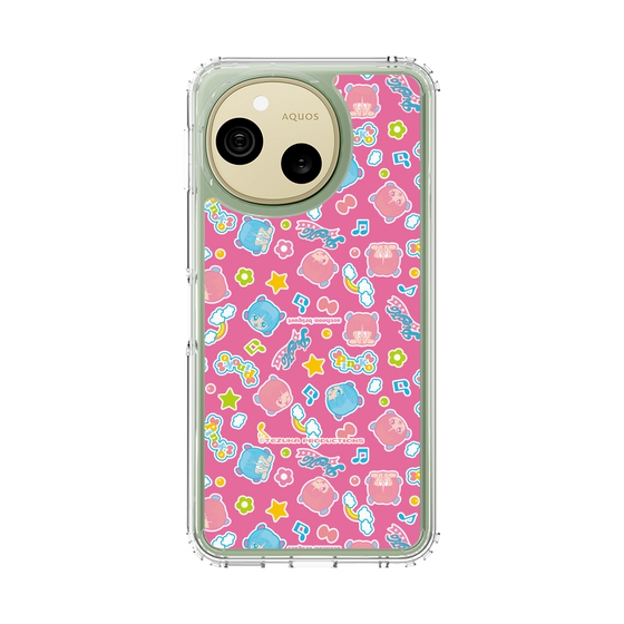 スリムプロテクションケース［ ブラック・ジャック ピノコ - ステッカー - ピンク ］