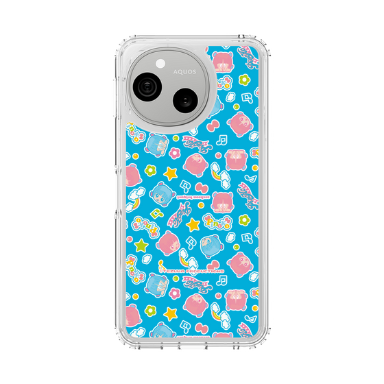 スリムプロテクションケース［ ブラック・ジャック ピノコ - ステッカー - ブルー ］