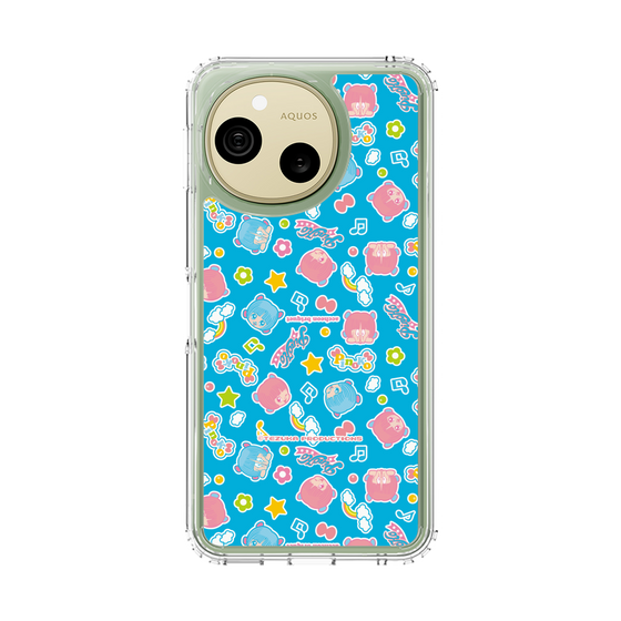 スリムプロテクションケース［ ブラック・ジャック ピノコ - ステッカー - ブルー ］