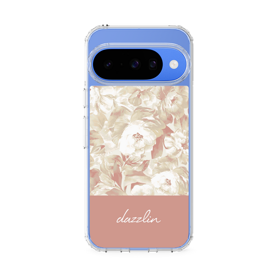 スリムプロテクションケース［ dazzlin - ペイントフラワー - Pink ］