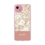 スリムプロテクションケース［ dazzlin - ペイントフラワー - Pink ］