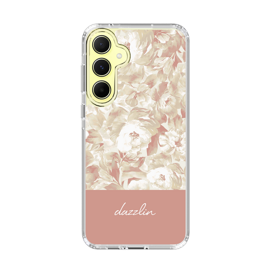 スリムプロテクションケース［ dazzlin - ペイントフラワー - Pink ］