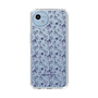 スリムプロテクションケース［ dazzlin - ブルーフラワー - Clear ］