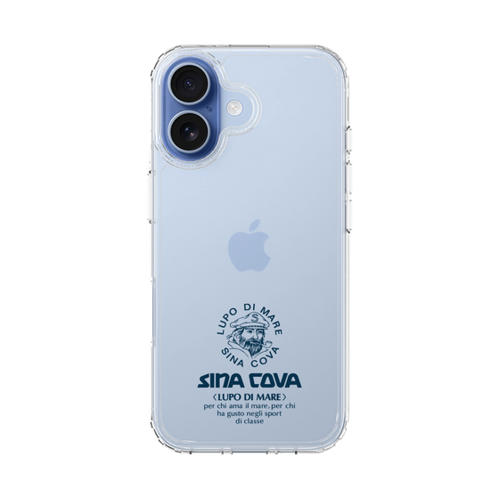 スリムプロテクションケース［ SINA COVA - ロゴ - Navy ］