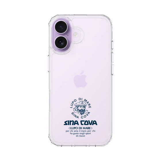 スリムプロテクションケース［ SINA COVA - ロゴ - Navy ］